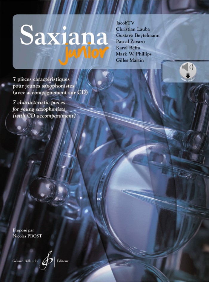 Saxiana Junior recueils de pièces contemporaines pour saxophone
