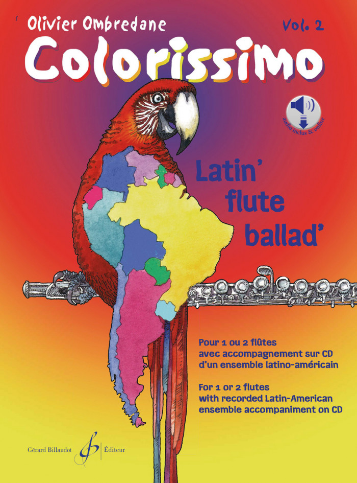 Colorissimo volume 2 pour 1 ou 2 flûtes