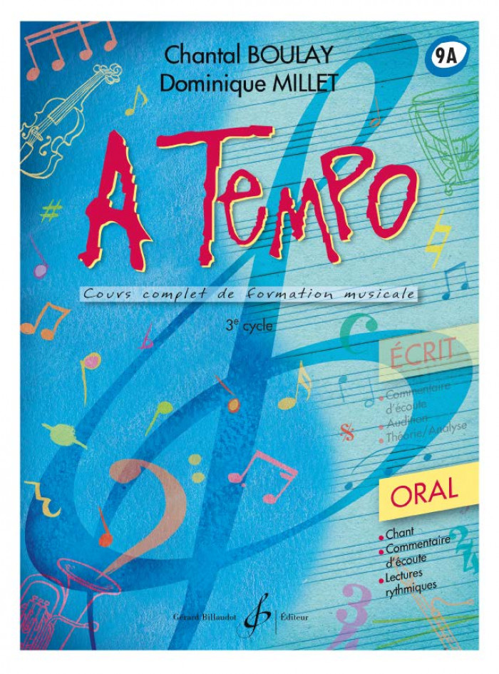 A Tempo volume 9A cours complet de formation musicale, partie orale